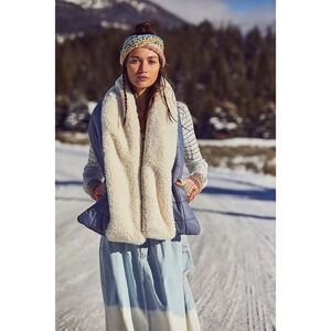 Free People Downhill Puffer Scarf Size OS